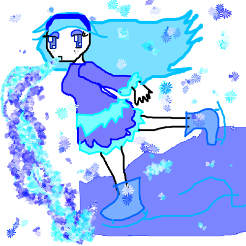 Ice Blowing Chick by BBfan