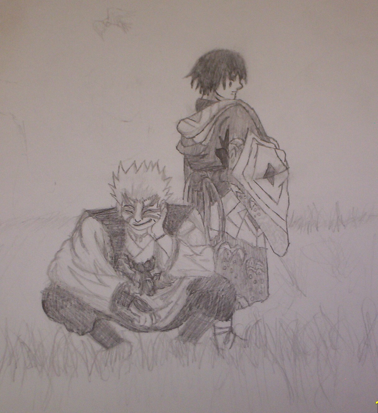 Naruto in Disguise with Sasuke by BGSGLGW1