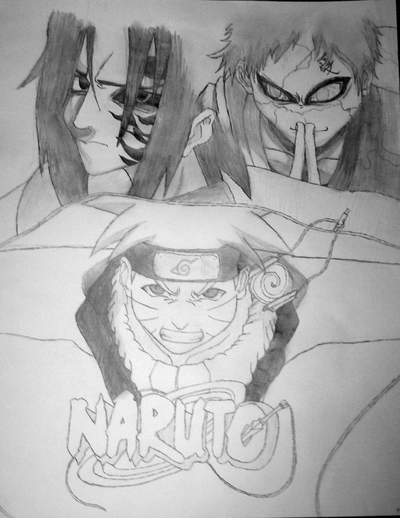 Naruto, Sasuke &amp; Gaara by BGSGLGW1