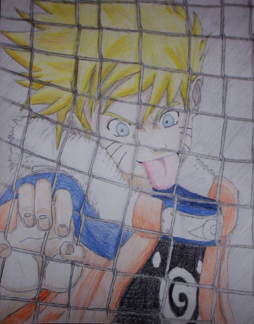 Naruto Behind the Fence by BGSGLGW1