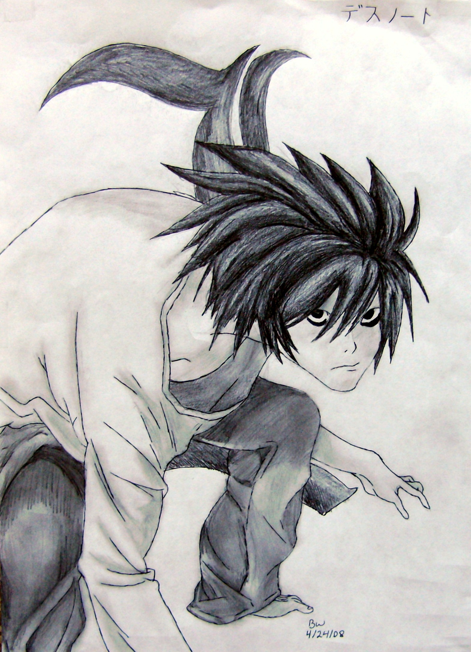 L from Death Note by BGSGLGW1