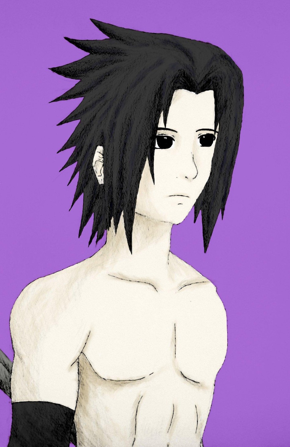 Sasuke Portrait colored by BGSGLGW1
