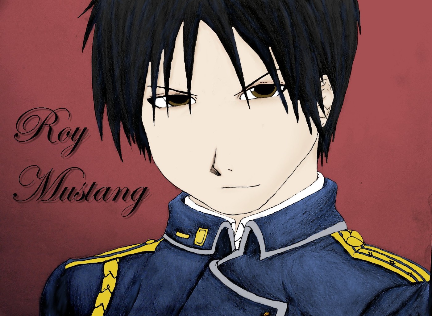 Col. Roy Mustang colored by BGSGLGW1