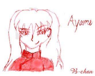 Ayame-san in Red by B_chan