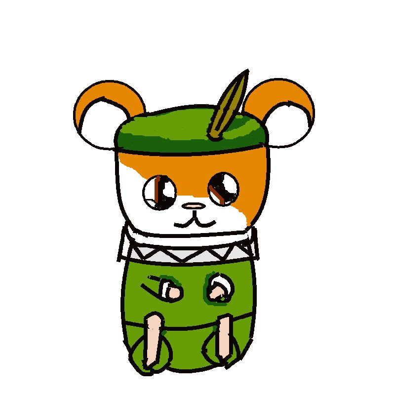hamtaro (dresses as william shakespear) by Babs