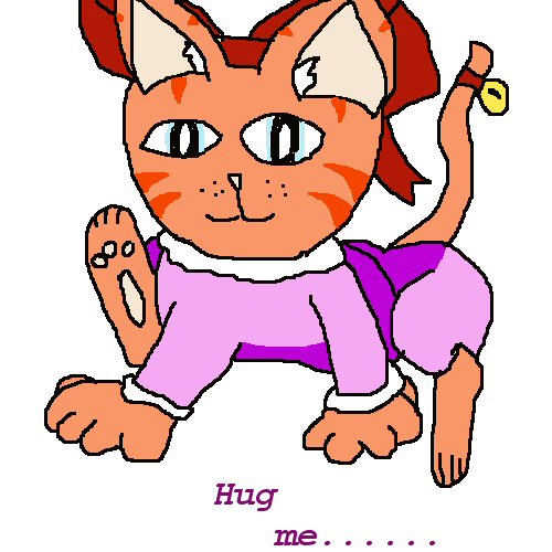 Hug me kitty by Babs