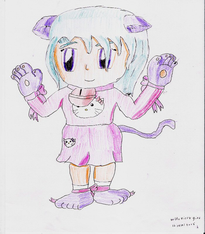 Hello kitty catgirl by Babs