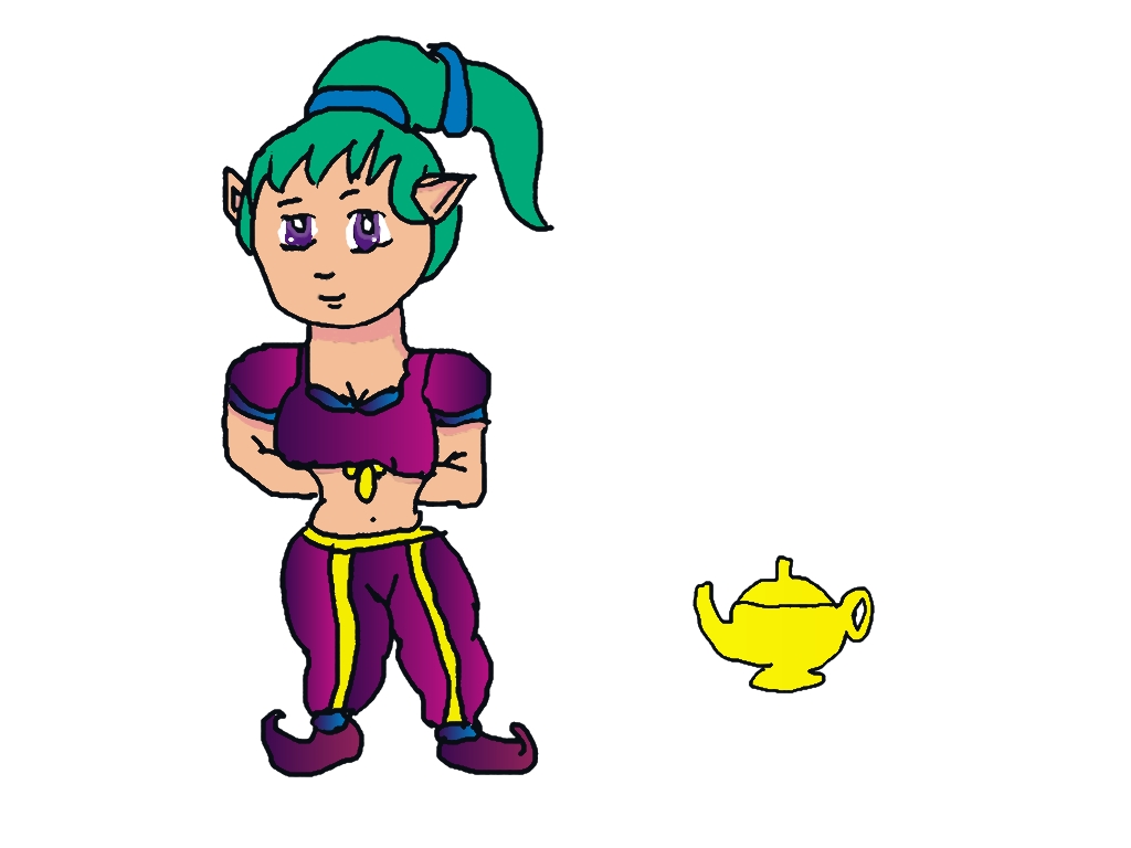 chibi genie by Babs