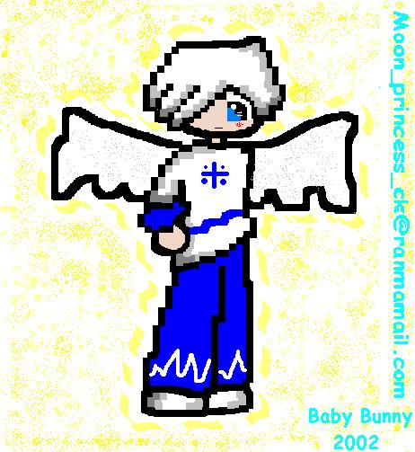 MS Paint Angel boy by Baby-Bunny