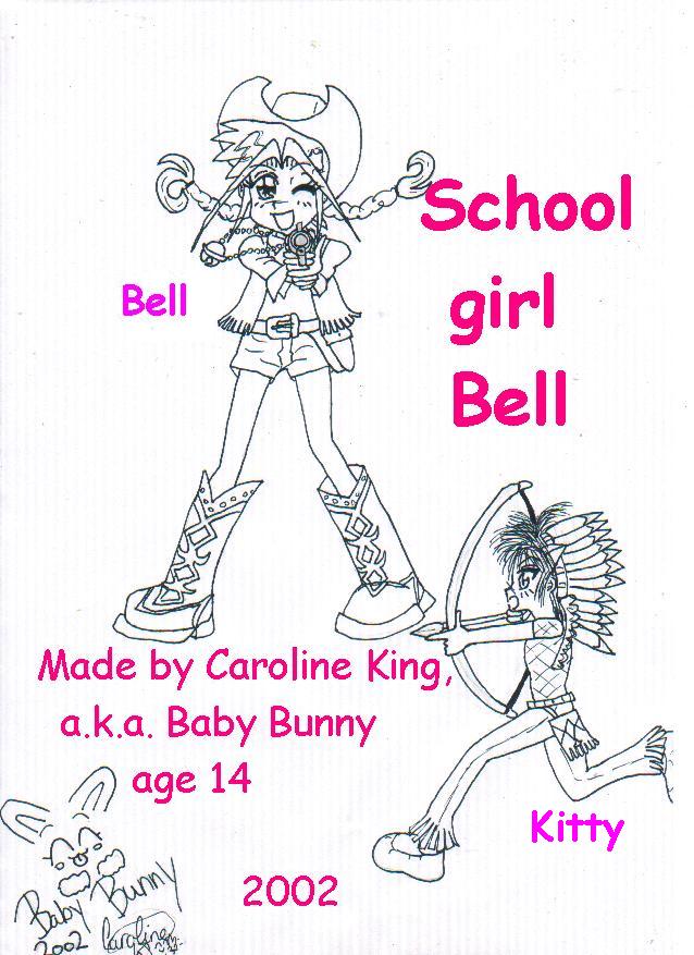 School Girl Bell fanart by Baby-Bunny