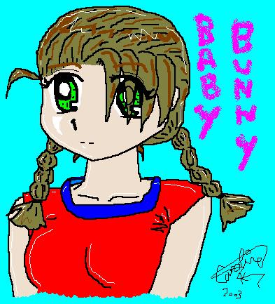 MS Paint girl by Baby-Bunny