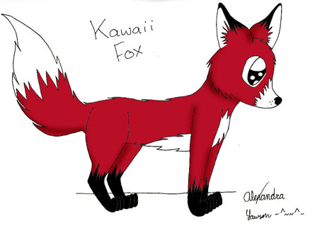 (Repost) Kawaii Fox by BabyPsychoKitty890