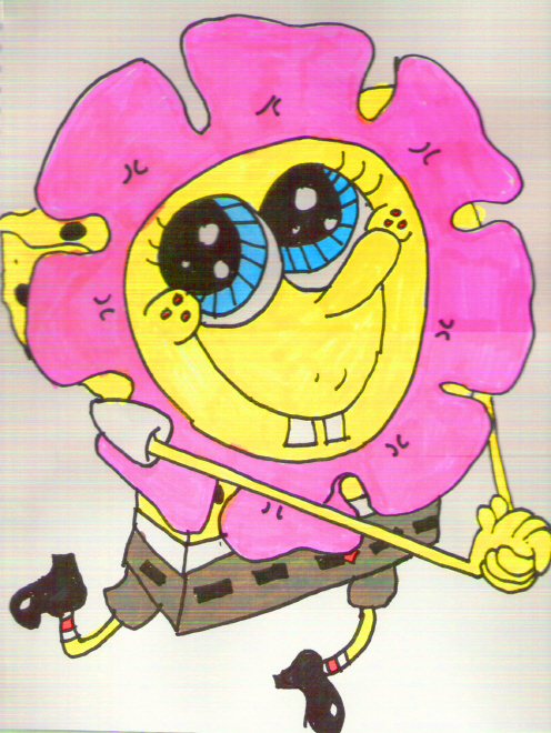 Spongebob Flowerpants by Baby_Kagomae_Gurl