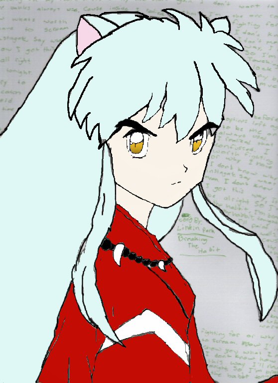 Inuyasha (Breaking The Habit Colored) by Baby_Kagomae_Gurl