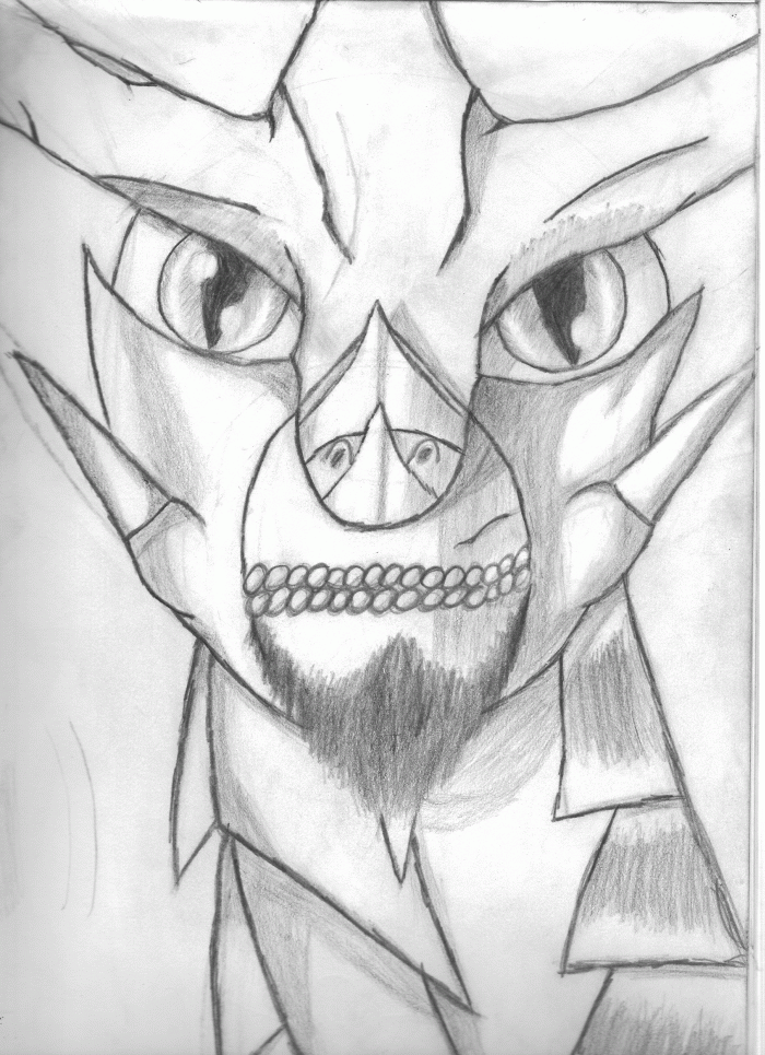 Dragon's Face by BadArtist