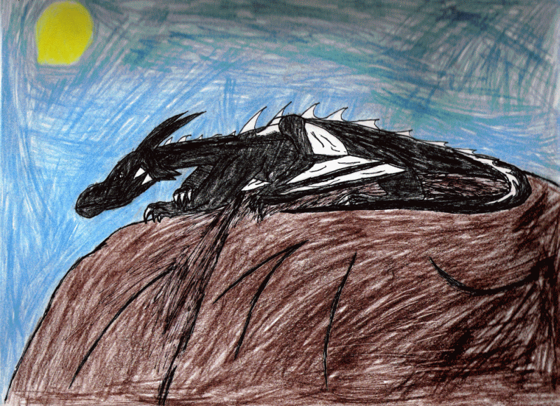 request for cocos_d_1 (dragon on mountain) by BadArtist