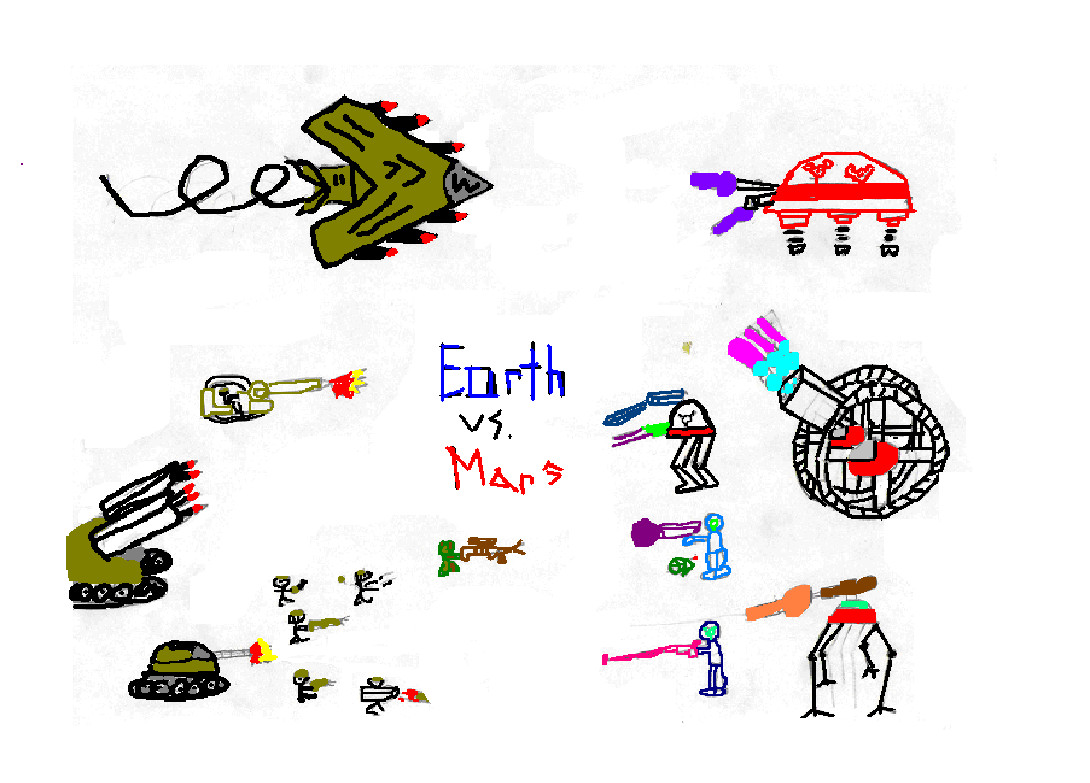 Earth VS. Mars by BaileyBoy999