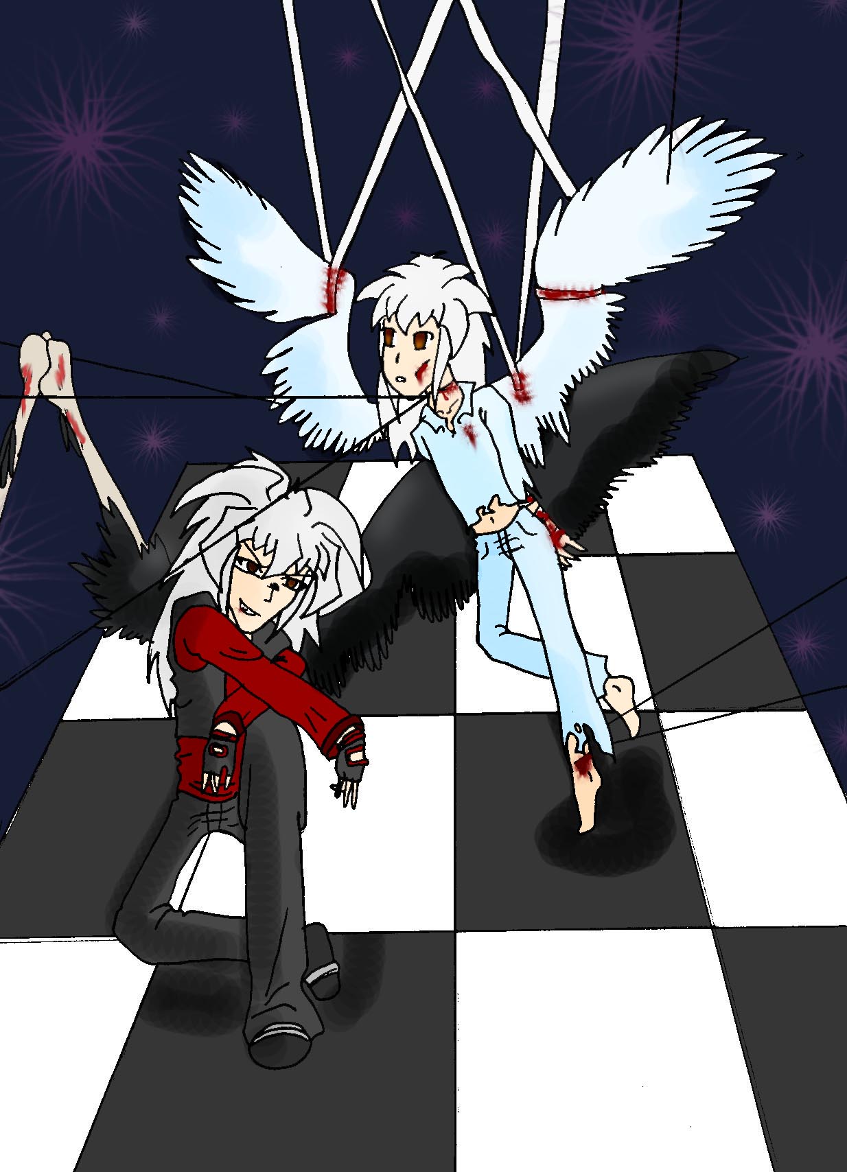 Death is a Game. Bakura and Ryou by Bakura_Angel_of_Light