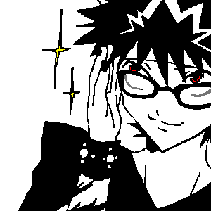 Hiei glasses by BananaPocky