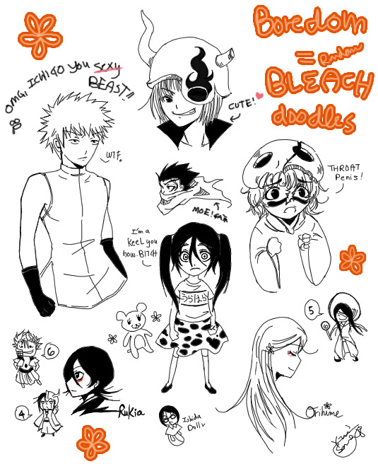 Bleach Doodles by BananaPocky