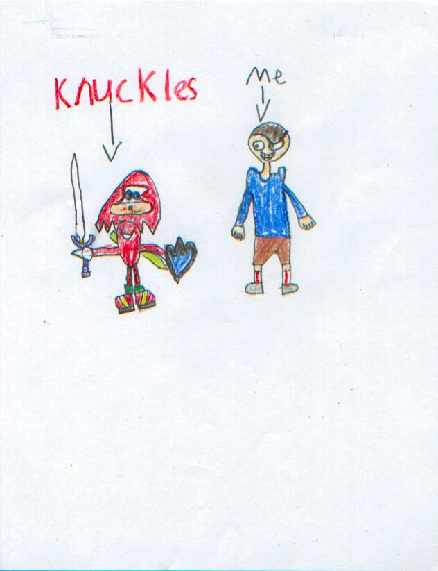 Knuckles and Me ^^ by BandO