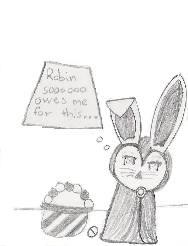 Robin Wanted Bunny Raven by Bandicoot_Man