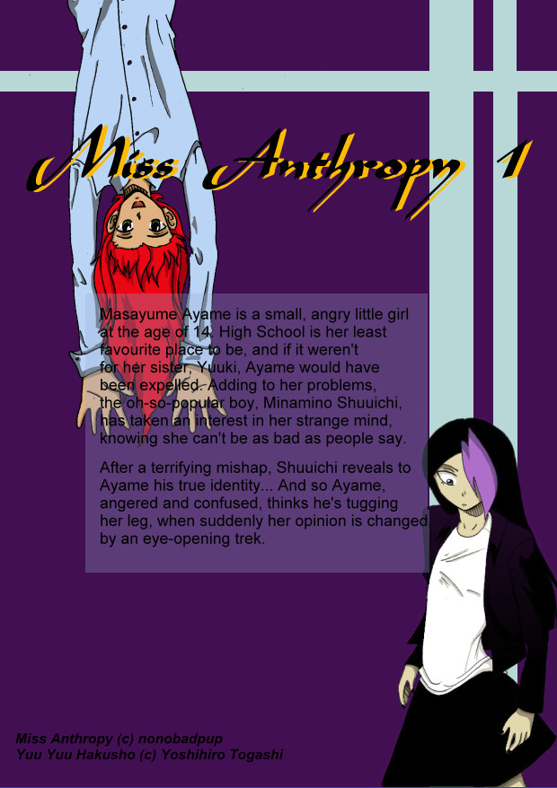 Miss Anthropy Back Cover by BaneofDarkness