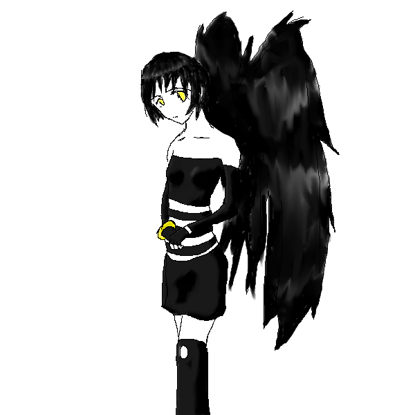 Black Winged Angel by Baratacom