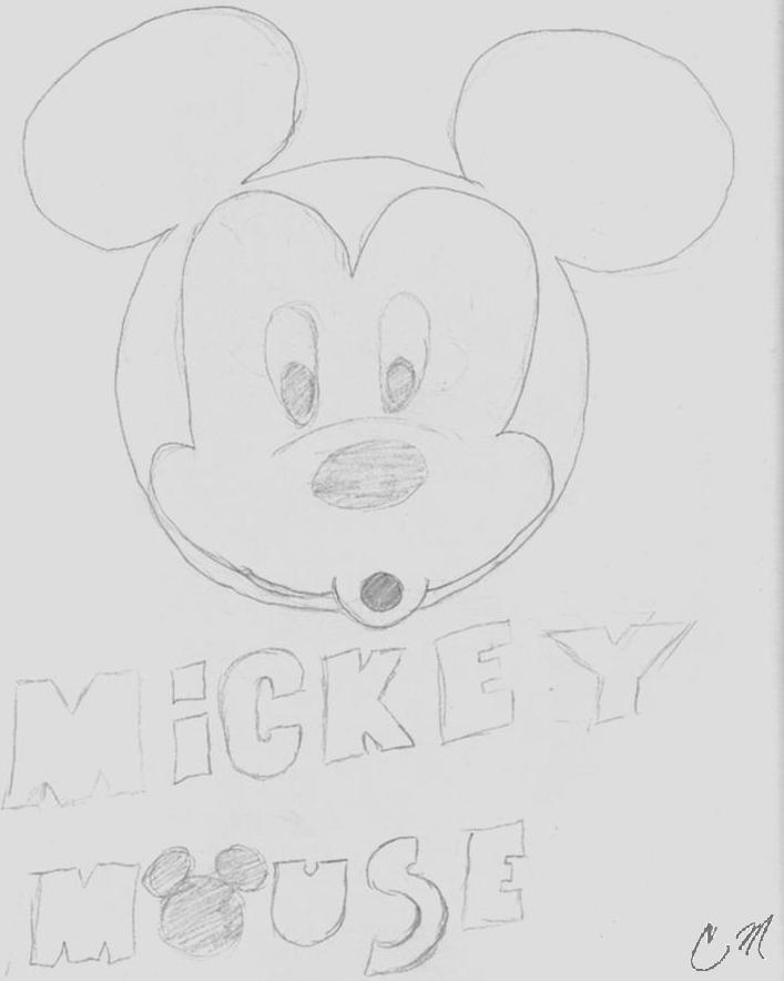 Mickey Mouse Face by BasiltronProductions