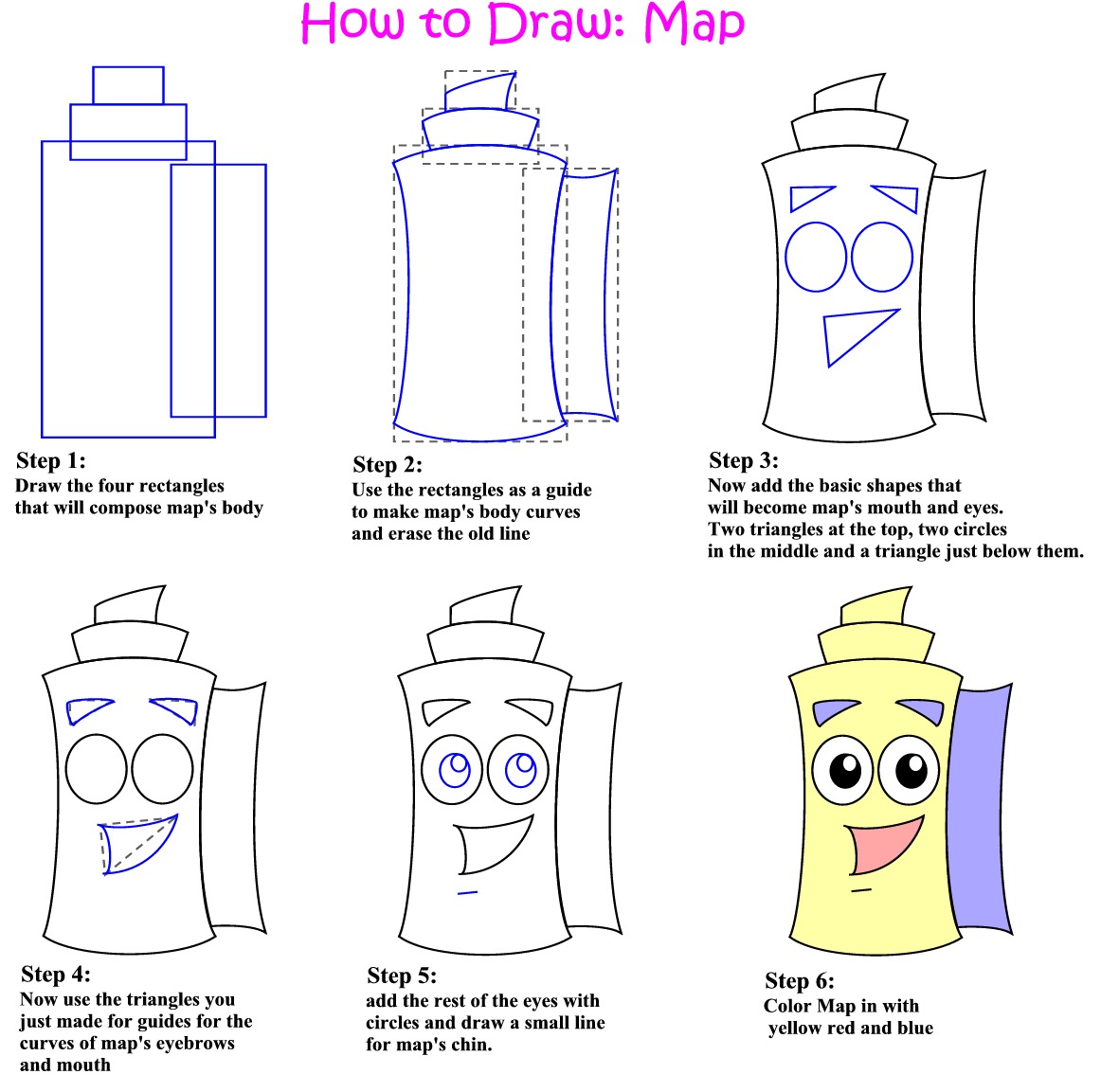 How to draw: map by Battou