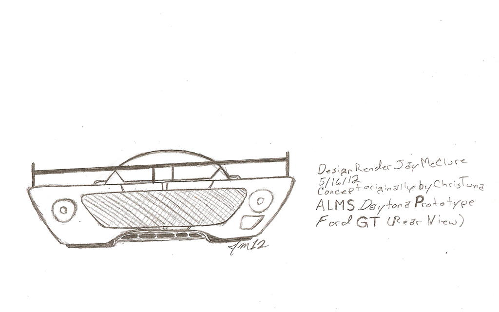 ALMS Daytona Prototype Ford GT by Battou