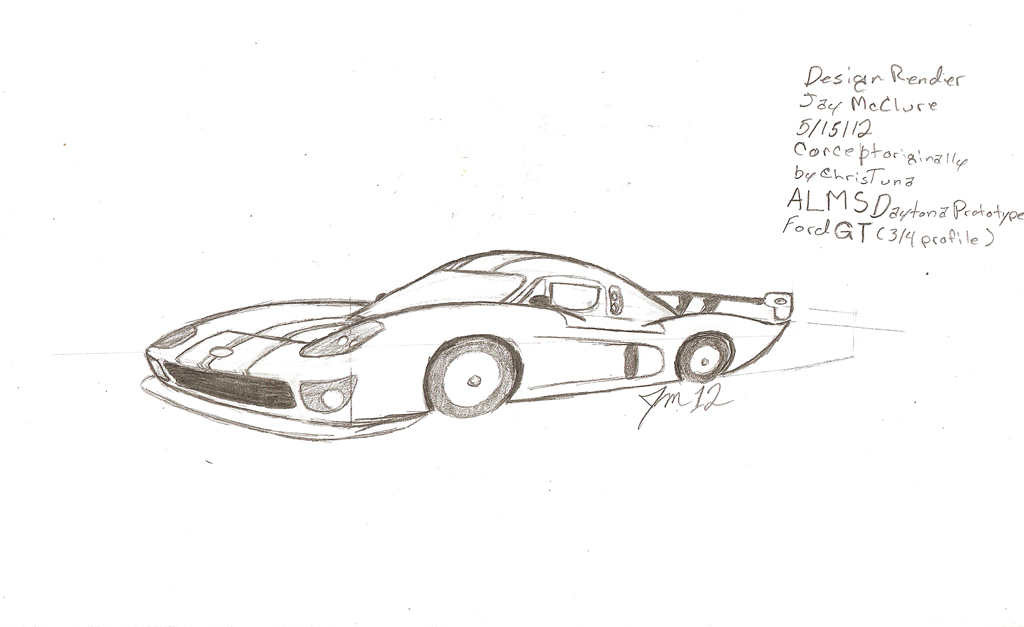 ALMS Daytona Prototype Ford GT by Battou