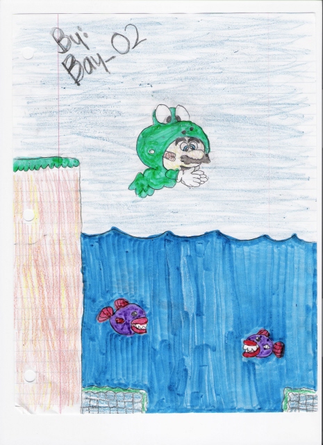 Mario Diving! by Bay_02