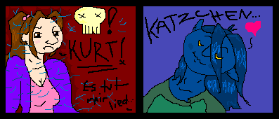 Kurt/Kitty Komic by Beastdog