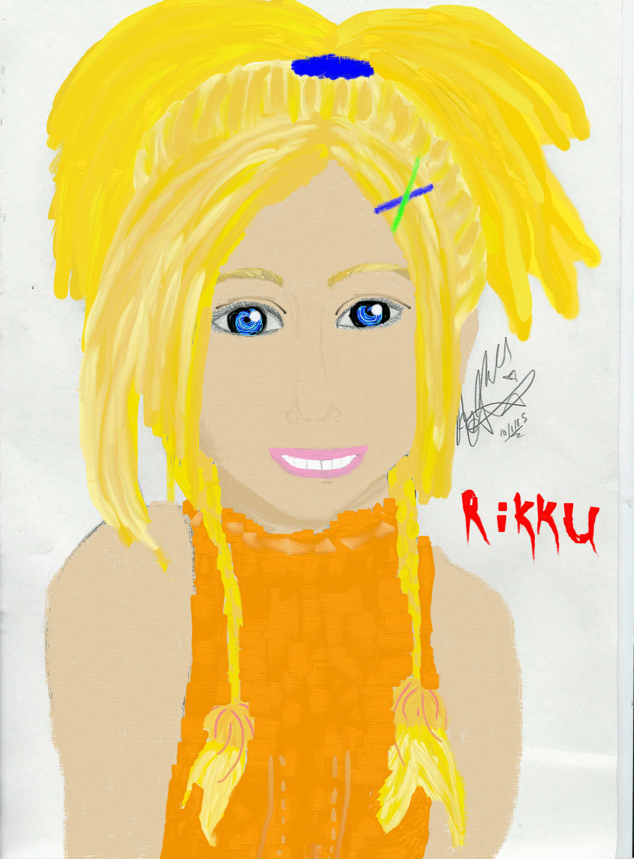 Rikku (colored and edited) by Before_I_Forget