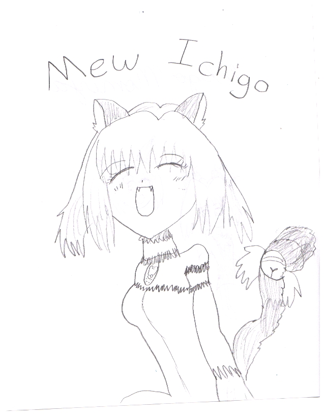 Mew Ichigo (A little hard to see) by Berylo