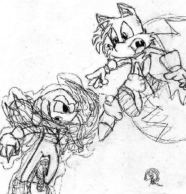 Knuckles and Tails! by BespectacledChicken