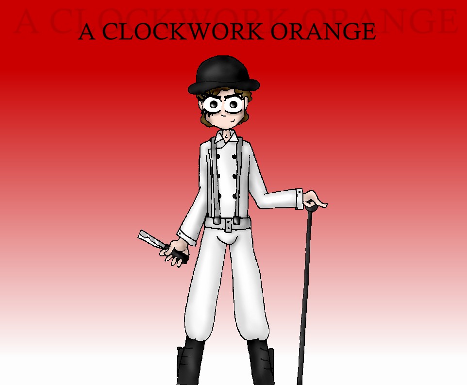 a clockwork orange fan art