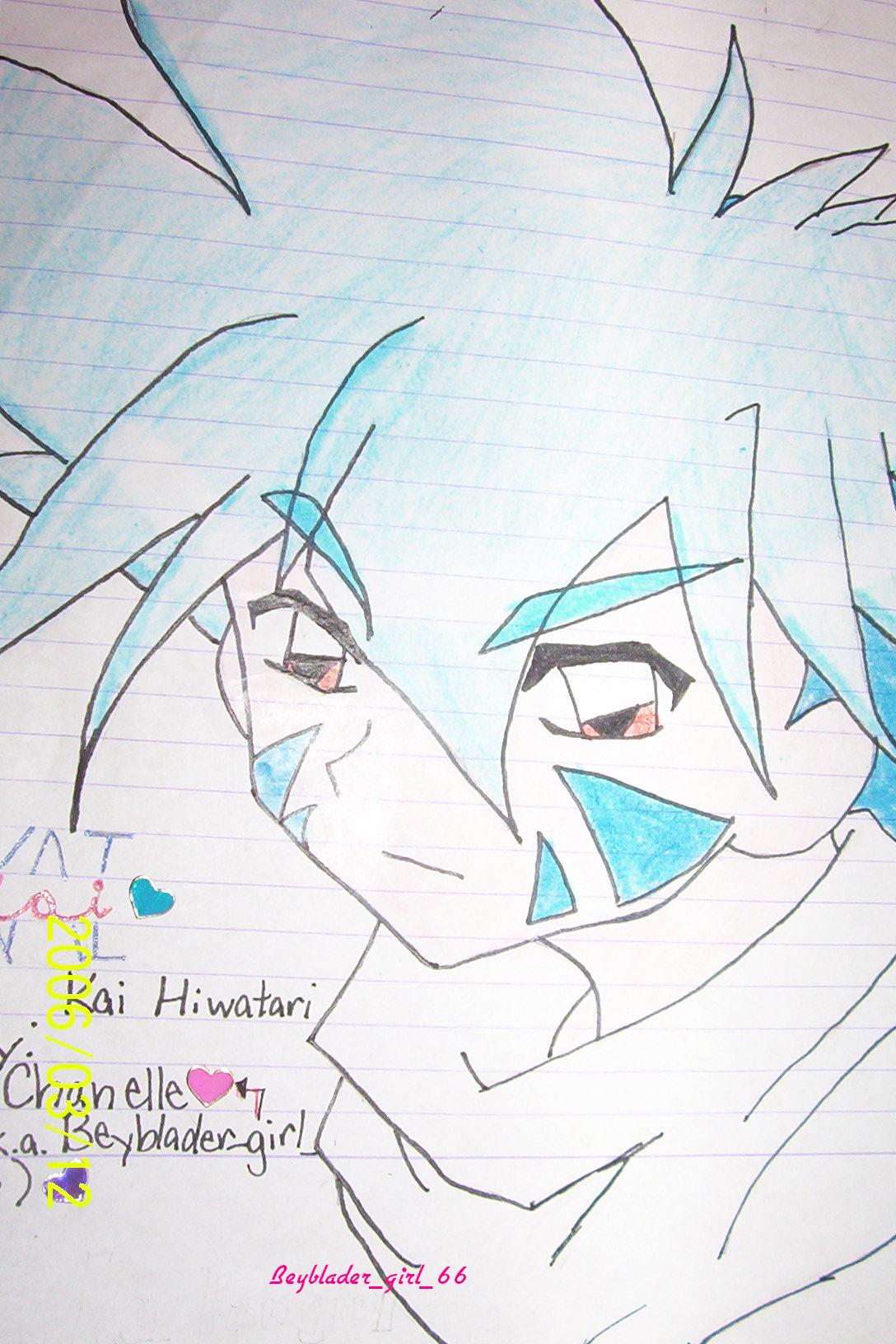 My first time drawing Kai! by BeyBlader_girl_66