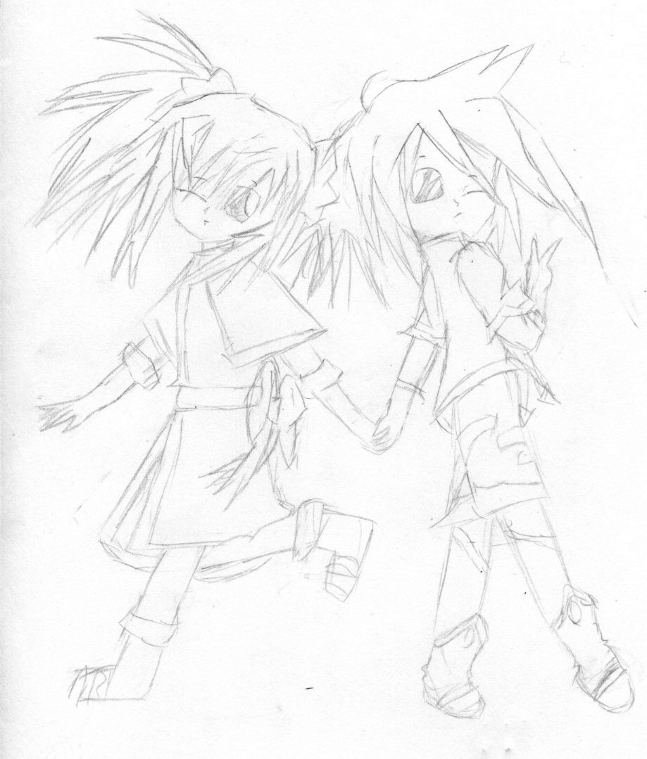 Genis and Presea Yay! by Bezt