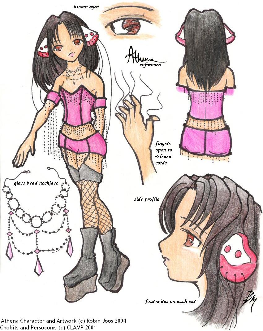 Athena- reference by Bin-chan