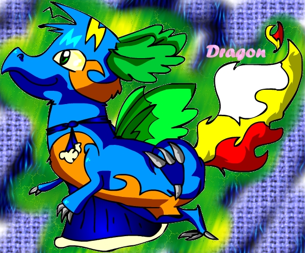 Dragon! For the wonderful dragon_ally by Bisutoboto16