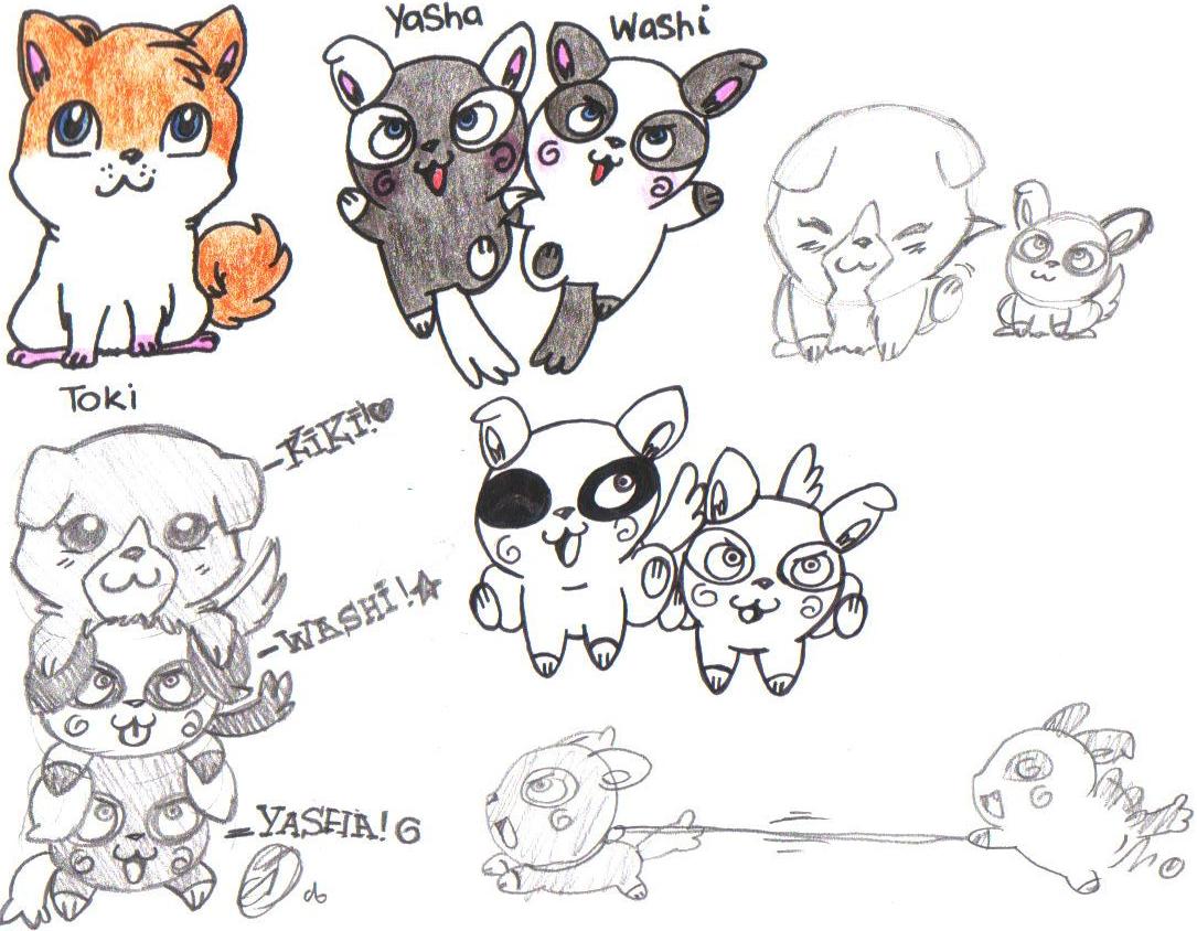 A collection of dogsters by Bisutoboto16