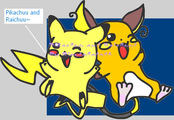 Pikachu and Raichu by Bisutoboto16