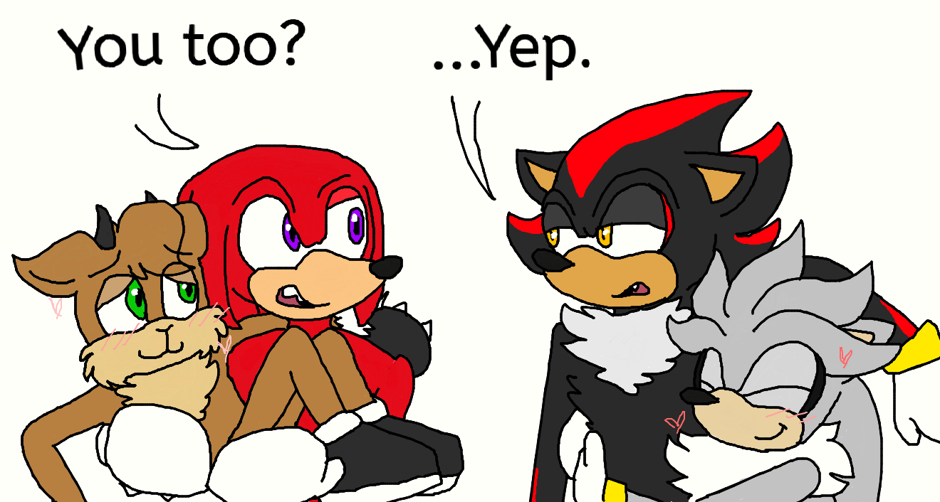 Behind every tough guy... by BixbyTheGoat