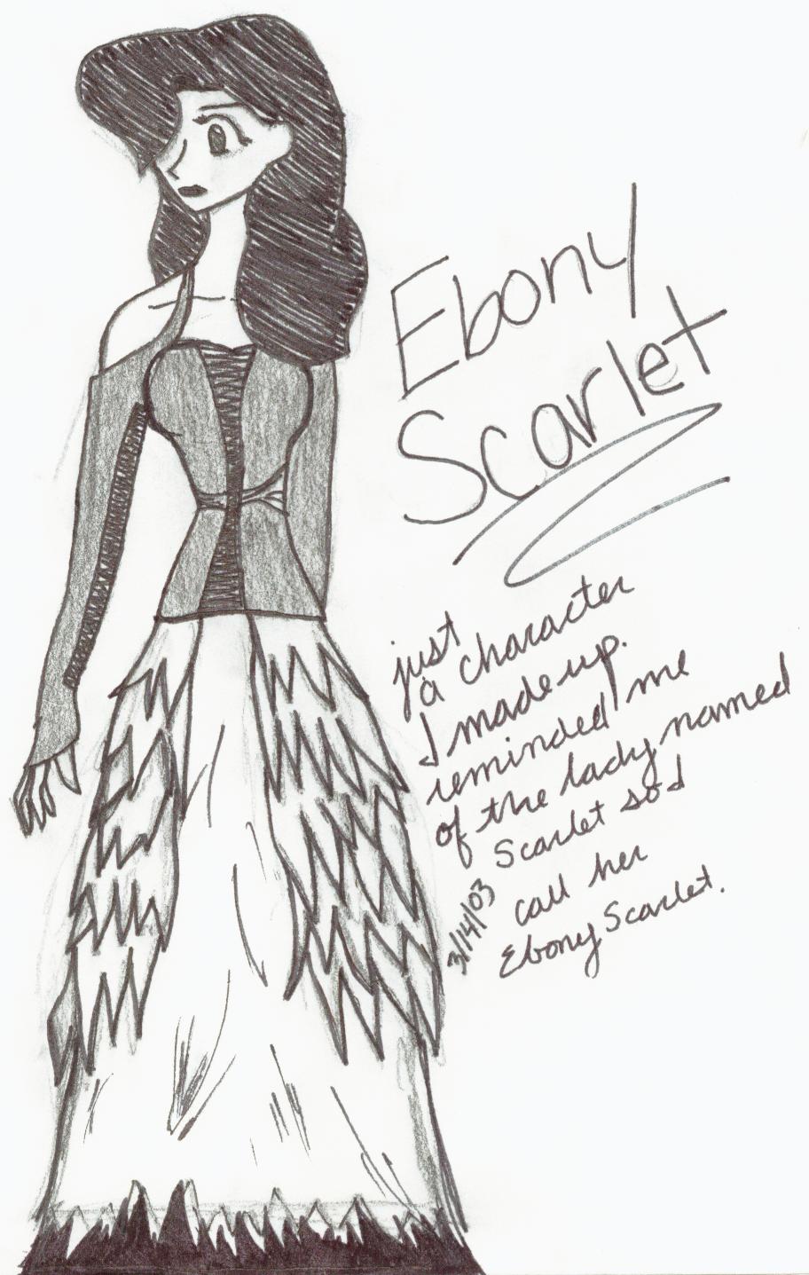 Ebony Scarlet by BlackAndWhiteMagick