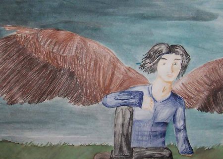 Eagle Faerie Boy by BlackAngelicDevilFire