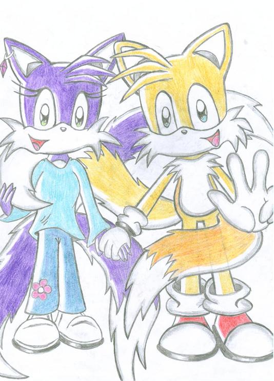 Rebecca x Tails by BlackChaos65