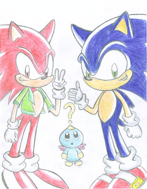 Teddy and Sonic(Request) by BlackChaos65