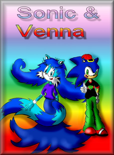 Sonic & Venna (request) by BlackChaos65